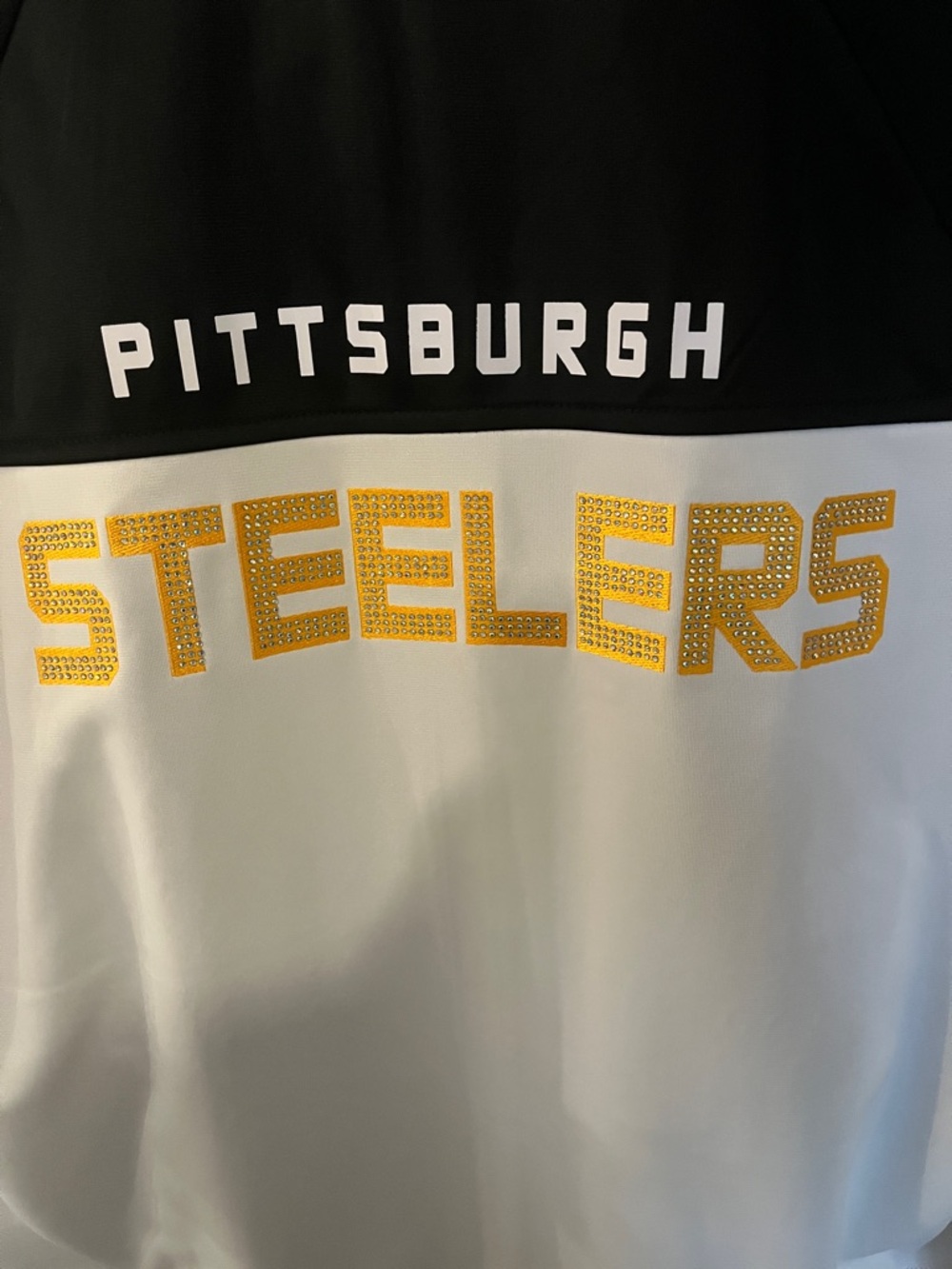 Team Apparel Women's Black Jacket with NFL Shield Accent - Picture 2 of 5